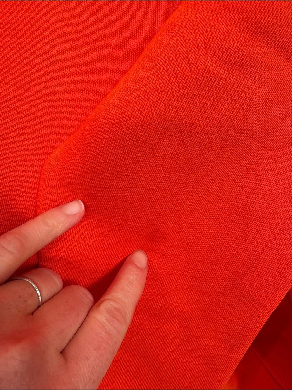 Nike Women's Orange Hoodie with WNBA Logo | Medium - Picture 7 of 7